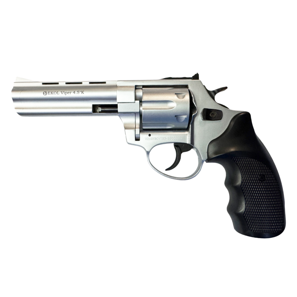 PISTOLA EKOL VIPER 4.5" TRAUMÁTICA SILVER