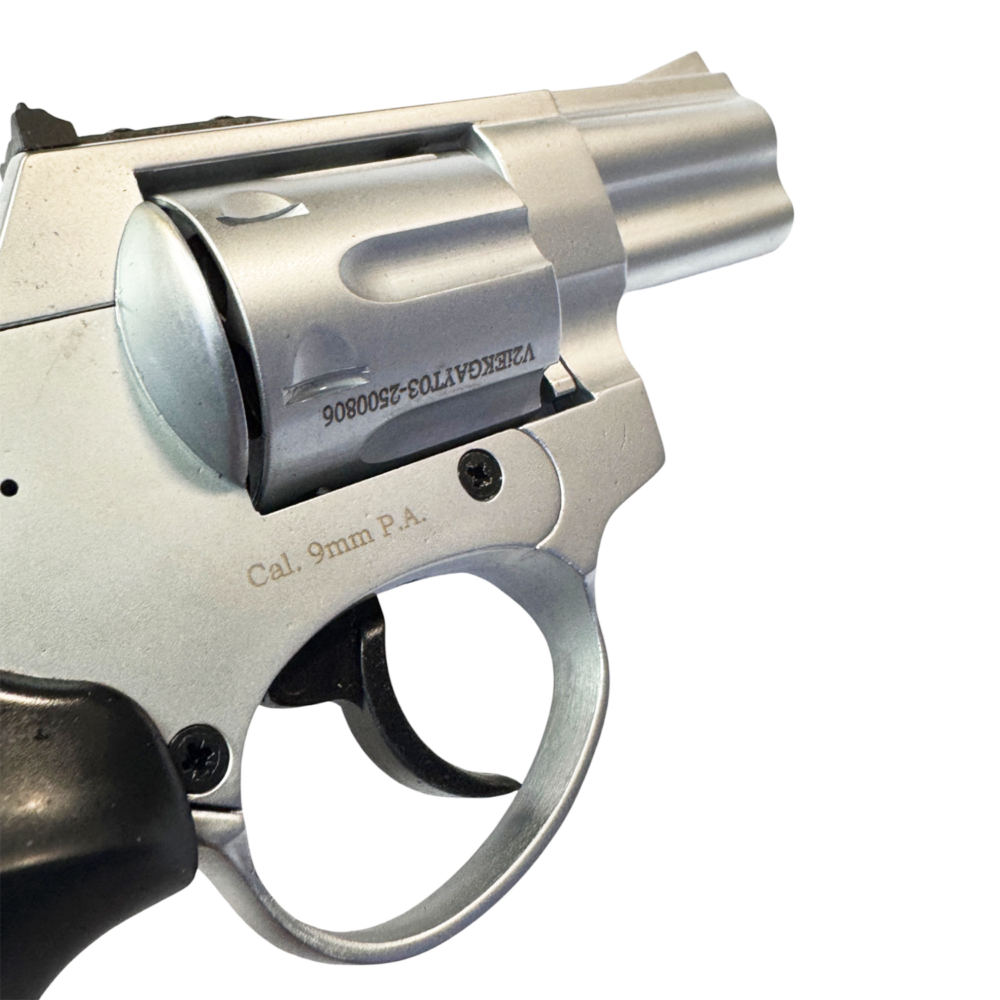 4EKOL PISTOLA EKOL VIPER 2.5" TRAUMÁTICA SILVER