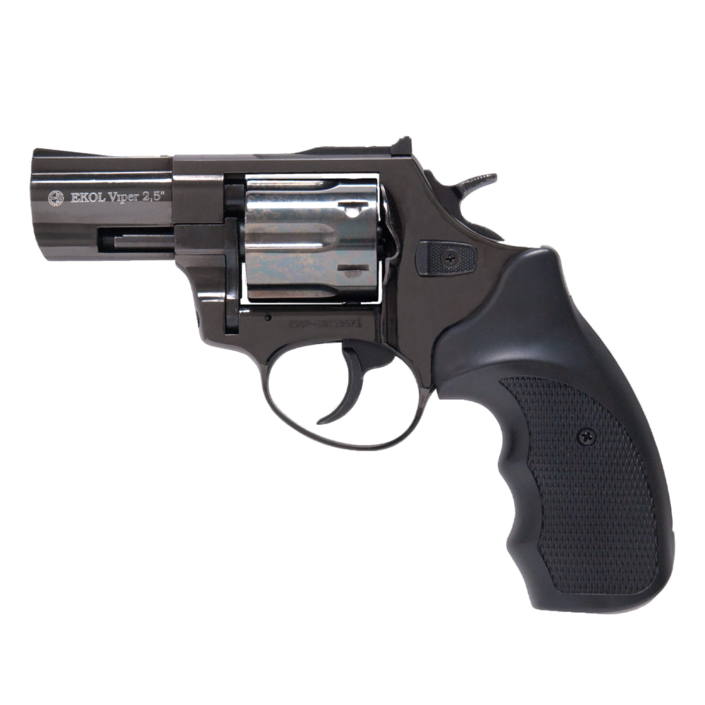 REVOLVER-NEGRA PISTOLA EKOL VIPER 2.5" SALVA NEGRA