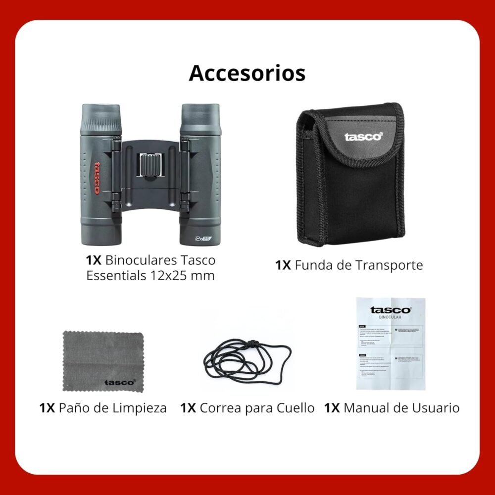 Binoculares 10x25 Tasco Essentials
