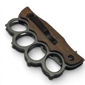 Manopla con Cuchilla puño madera