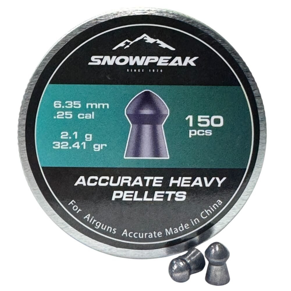 Copillas Snowpeak Accurate Heavy 6.35MM .25cal 150pcs