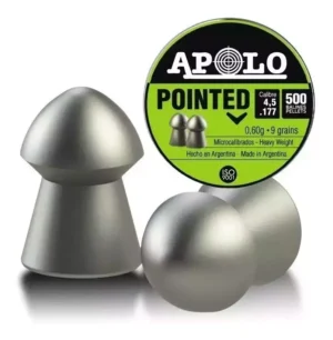 Copillas  Apolo Pointed 5,5  .22 Lata X250 Punta Redonda