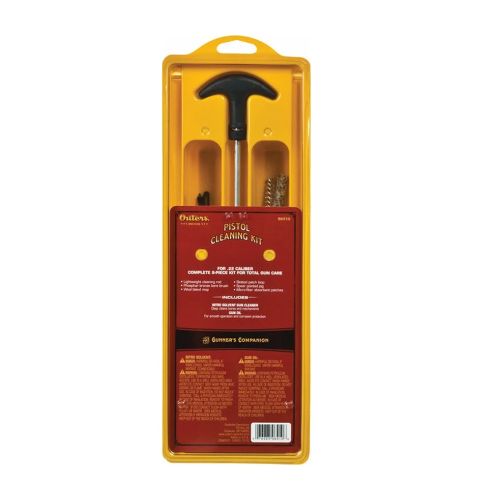 Kit Outers gunsclick Limpieza de Pistola .40 .41 .44 .45 Calibres 10mm 8 pcs