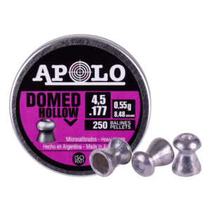 Copillas  Apolo Hollow Point 4,5  .22 Lata X250 Punta hueca