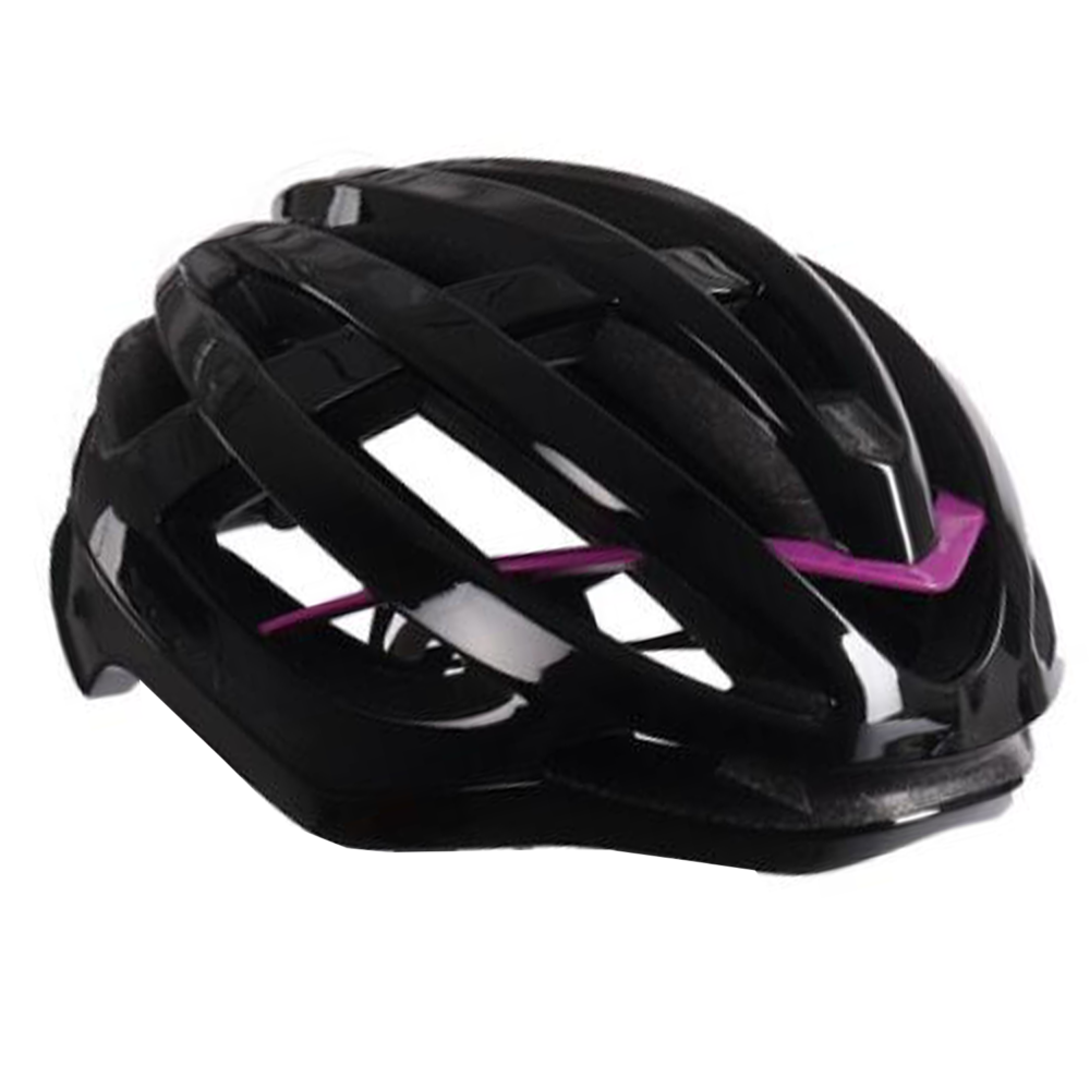 Casco XRace Nova Con Visera Hc-058 Negro/Morado