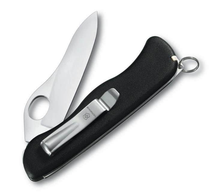 Navaja Sentinel Clip One Hand filo liso Victorinox