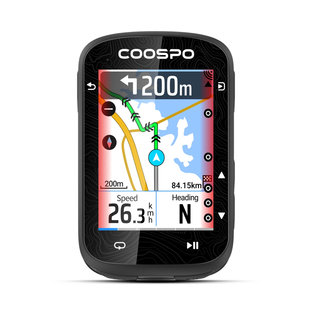 Ciclocomputador Coospo GPS Realroad CS600