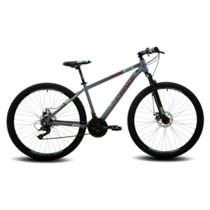 Bicicleta MTB Xrace One 7V Frenos Mecánicos H. Suspensión 29er (Gris/Menta)