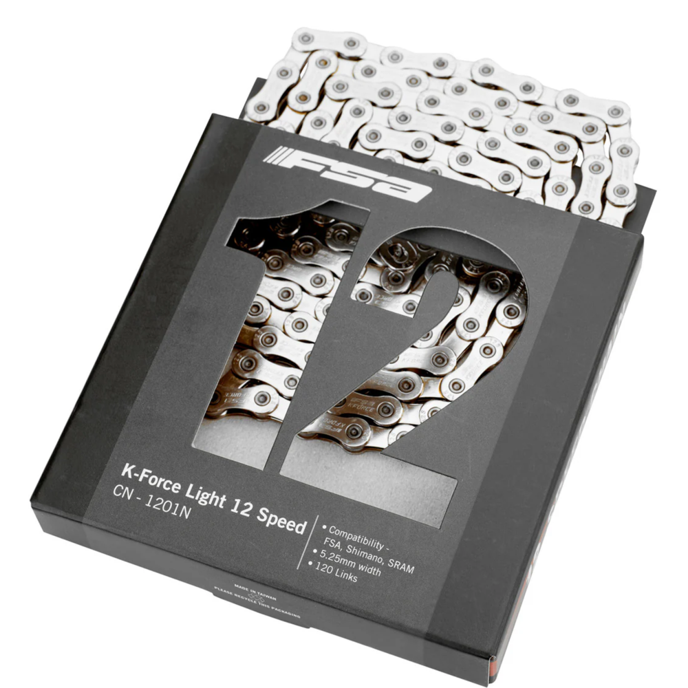 Cadena FSA K-Force Niquelado 12V.