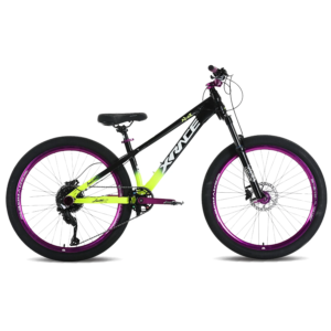 Bicicleta X-Race Apex Stunt Shimano 9V Suspension 26" Amarilla/Negra