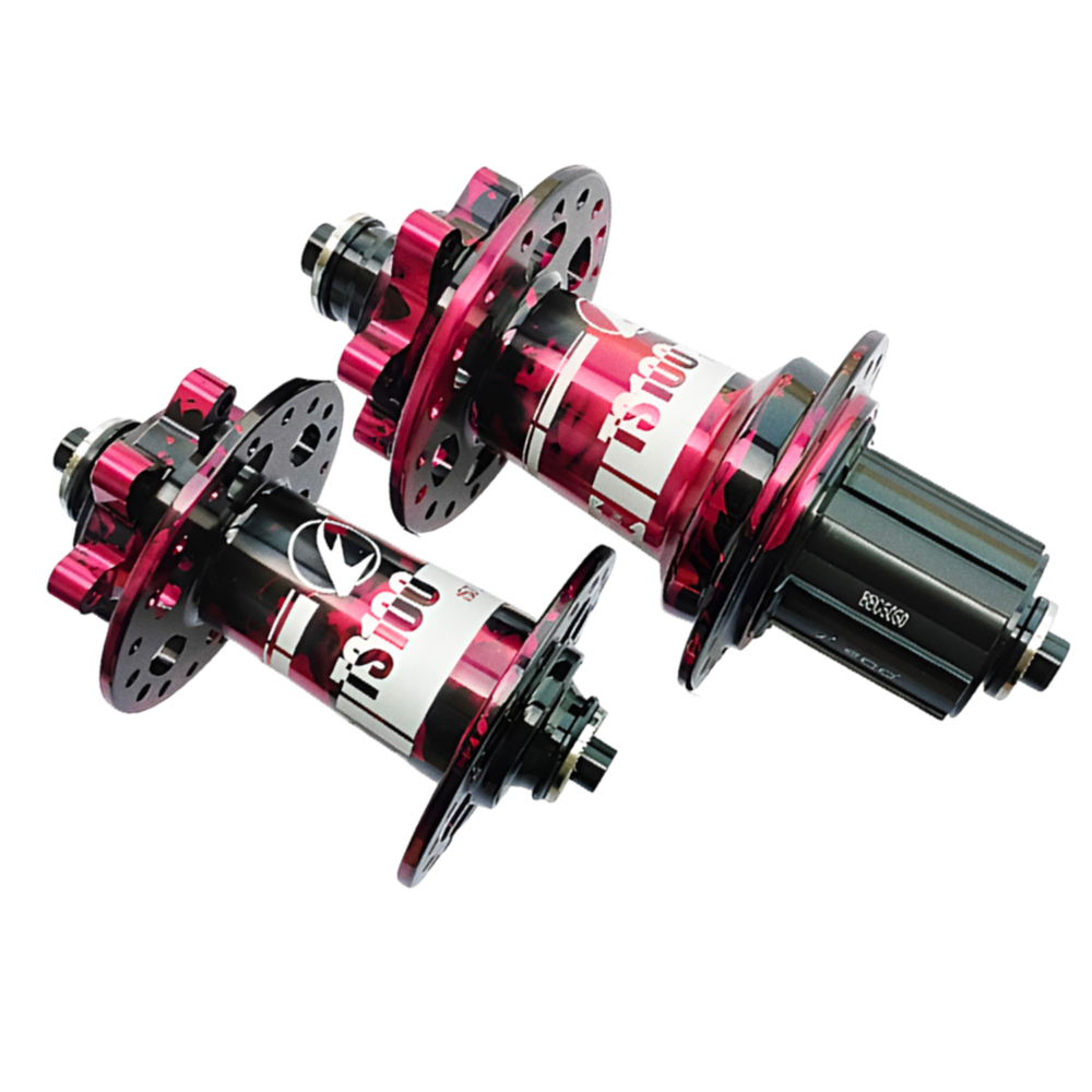 Bocina ECC TS-100 36H. QR 75T Ratchet Red/Black
