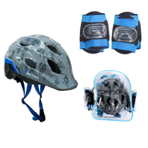 Casco Funny Con Bolso Niño Diseño Cartoon