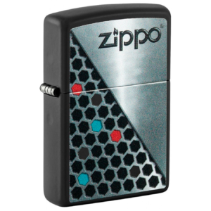 Encendedor Zippo Diseño Hexagono