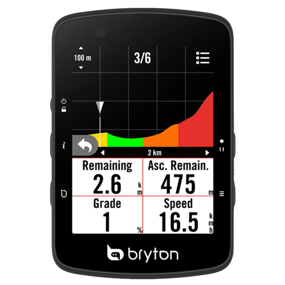 81-650 Ciclocomputador Bryton Rider 650E Base Normal+ Cable+Cordon