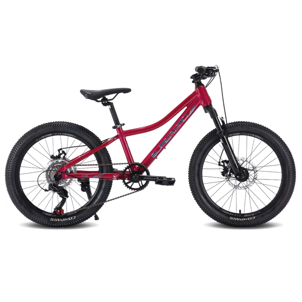 BI25620-045 Bicicleta MTB Super Pro NRG 7V Frenos Mecánicos H. Suspensión 20" Roja