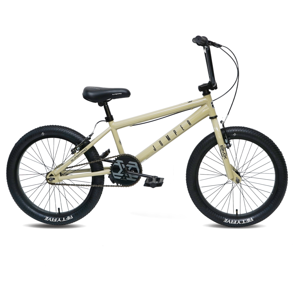 Bicicleta BMX Super Pro Jumper 20" Crema