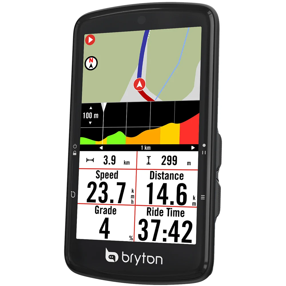 Ciclocomputador Bryton Rider S810T Sensor+Frecuencia Cardiaca+Cadencia+Sensor Velocidad + Base Nor + Cable y Cordón